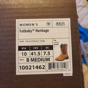 Women's fatbaby ariat boots
